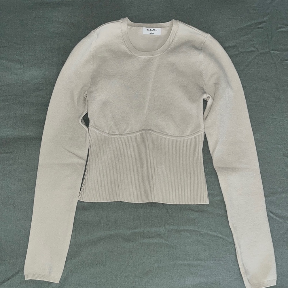 Aritzia Babaton corset long sleeve top